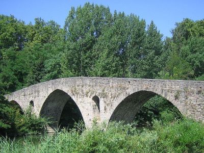 Tratto del cammino di Santiago a Pamplona