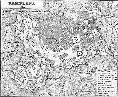 Mappa di Pamplona