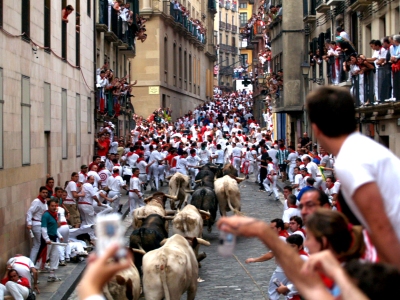 Corsa dei tori a Pamplona